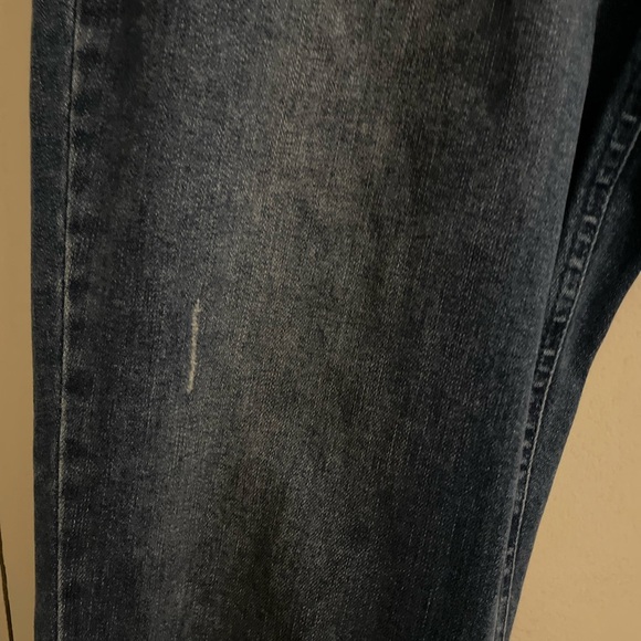 J. Jill Kick Flare Ankle Frayed Hem Denim Jean Size 10 - Picture 5 of 16